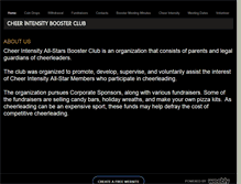 Tablet Screenshot of ciaboosterclub.com